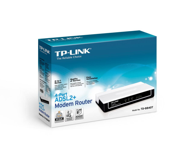 TP-Link TD-8840T (1xWAN 4xLAN) ADSL2+ - 37392 - zdjęcie 5